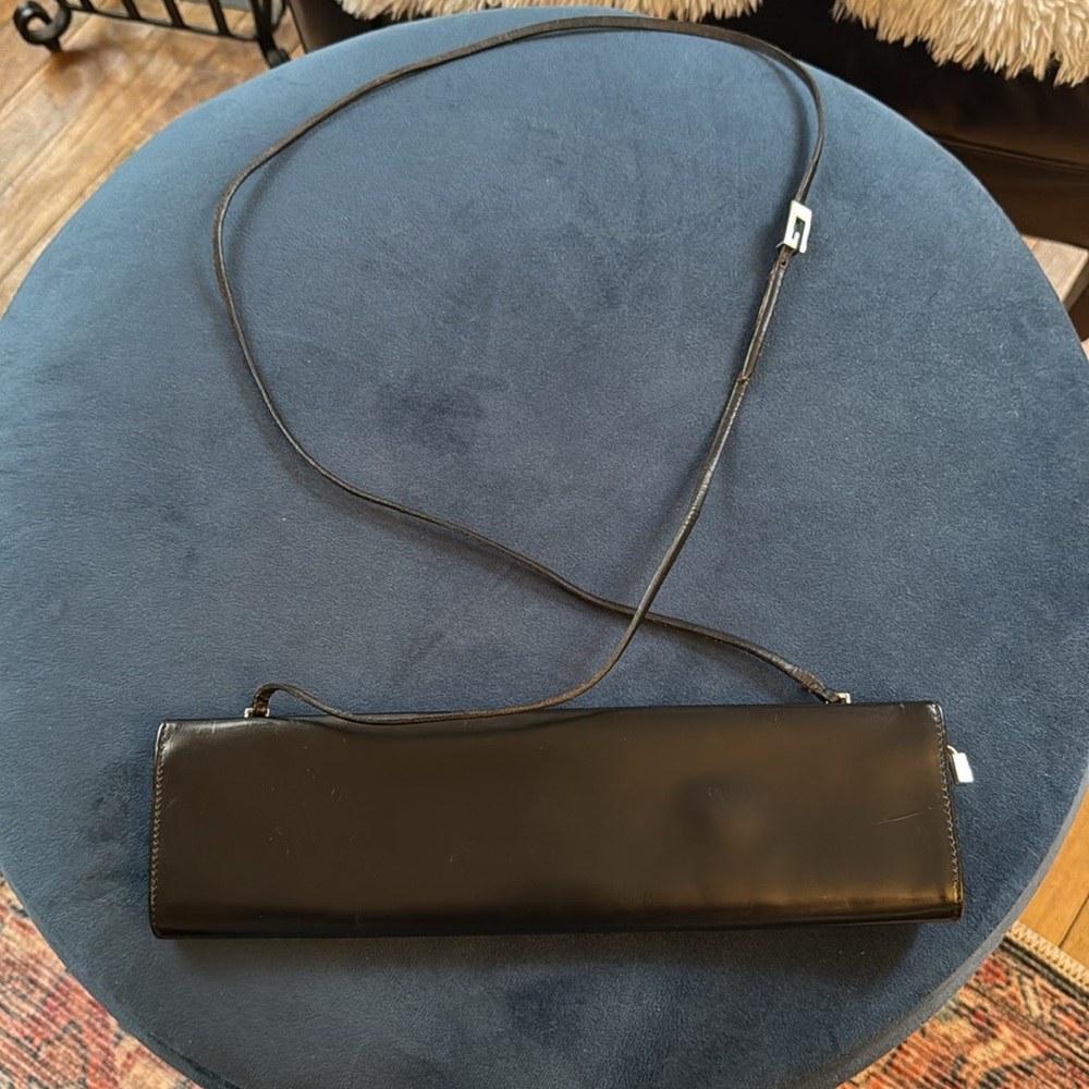 Gucci Black Leather Vintage purse. - Picture 9 of 12